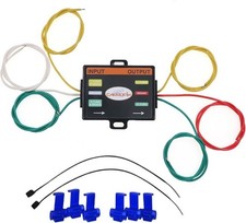 Compatible 2 Wire to 3 Wire Splice-in Trailer Tail Light Converter for RV Flat T