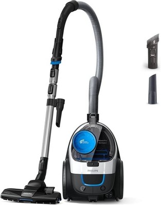 Philips FC9332/09 PowerPro Compact Cyclone-Staubsauger 900 W beutellos schwarz