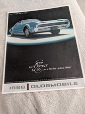 1966 Oldsmobile Toronado 98 88 Cutlass 442 Vista Cruiser Dealer Sales Brochure