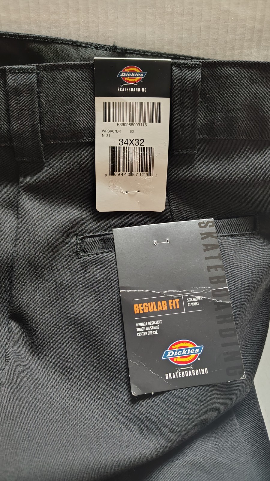 Dickies Skateboarding Pants Black 34x32