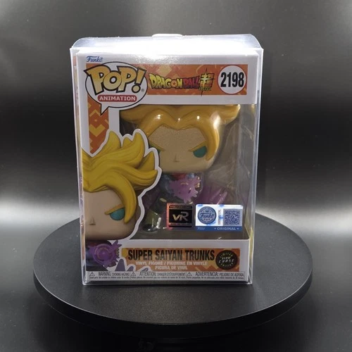 Funko Pop! Super Saiyan Trunks #2198 Chase Vrare PR Exclusive W/Protector