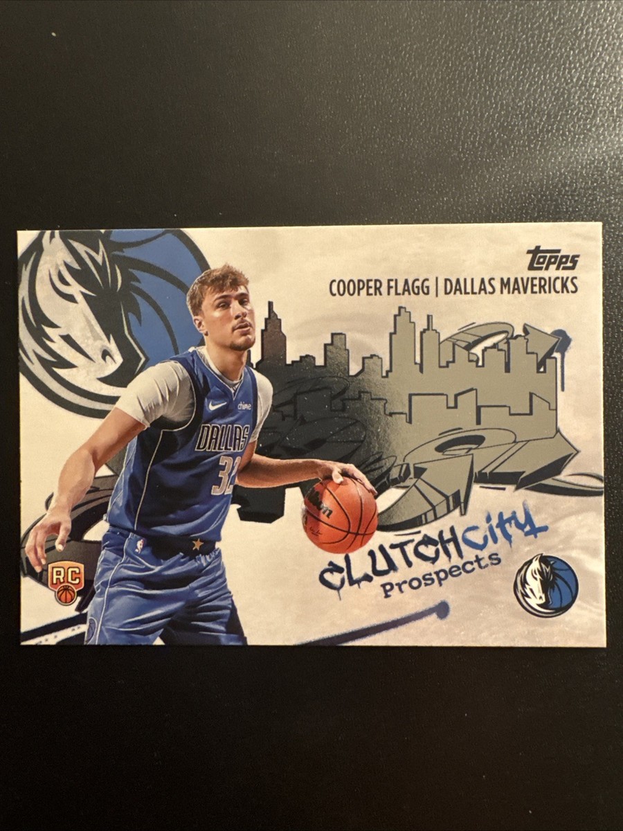 2025-26 Topps Basketball #CC-1 Cooper Flagg Clutch City RC Dallas