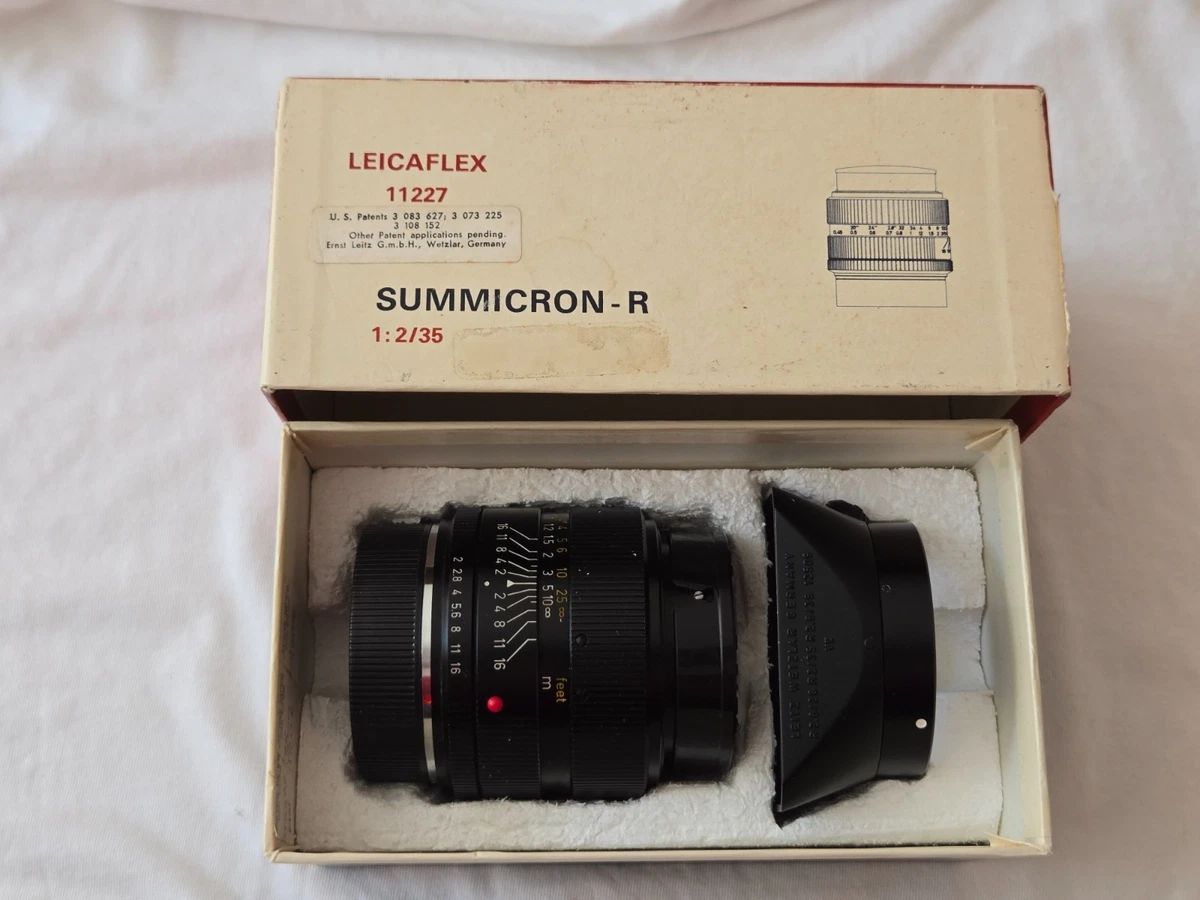 Leica SUMMICRON-R 35mm Focal Camera Lenses for sale | eBay