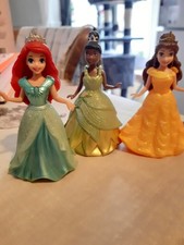 Disney Princess Magic Clip Dolls Set Of 3 Ariel Belle And Tiana