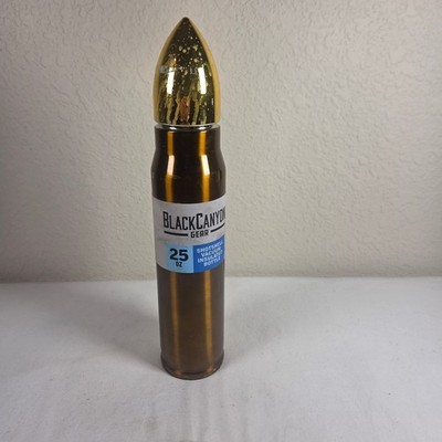 Black Canyon Gear 25 oz Shotshell Vacuum Insulated Bottle Bullet Thermos Bronze