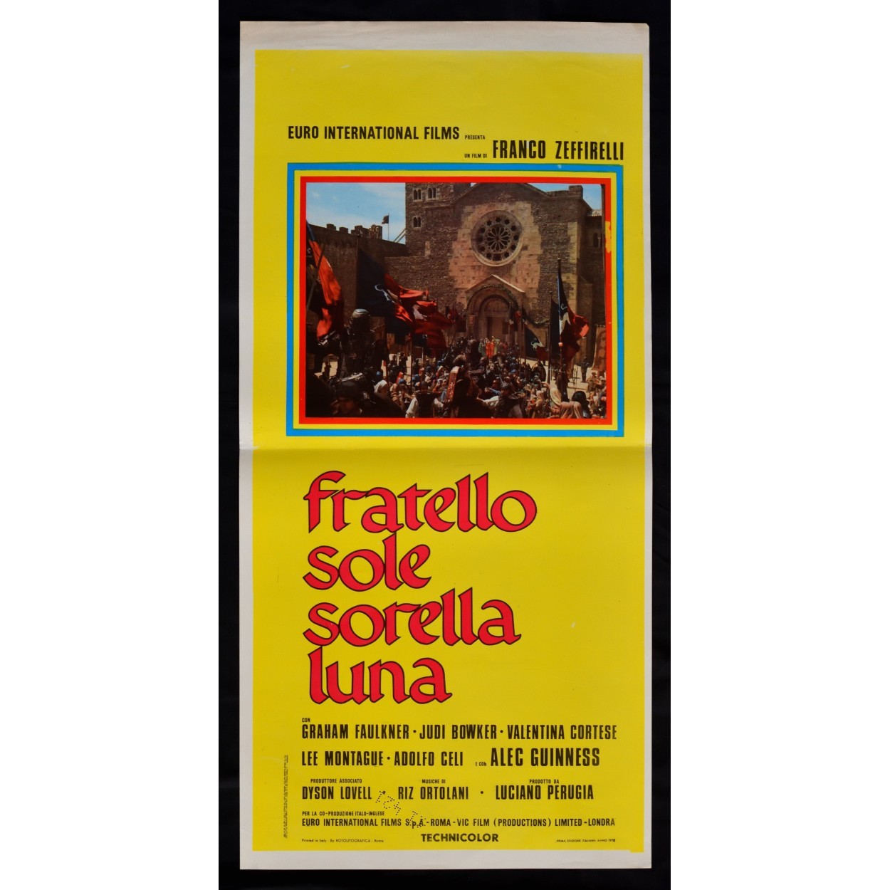 Locandina originale film Fratello sole, sorella luna (1972) - Regia di Franco Zeffirelli