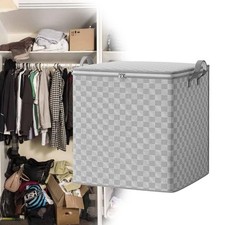 Large Capacity Non-woven Storage Bag for Clothes Quilts Toys Wardrobe Use 110L.