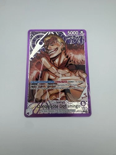 Donquixote Doflamingo - Alternate Art Leader One Piece Card OP14-060 NM English