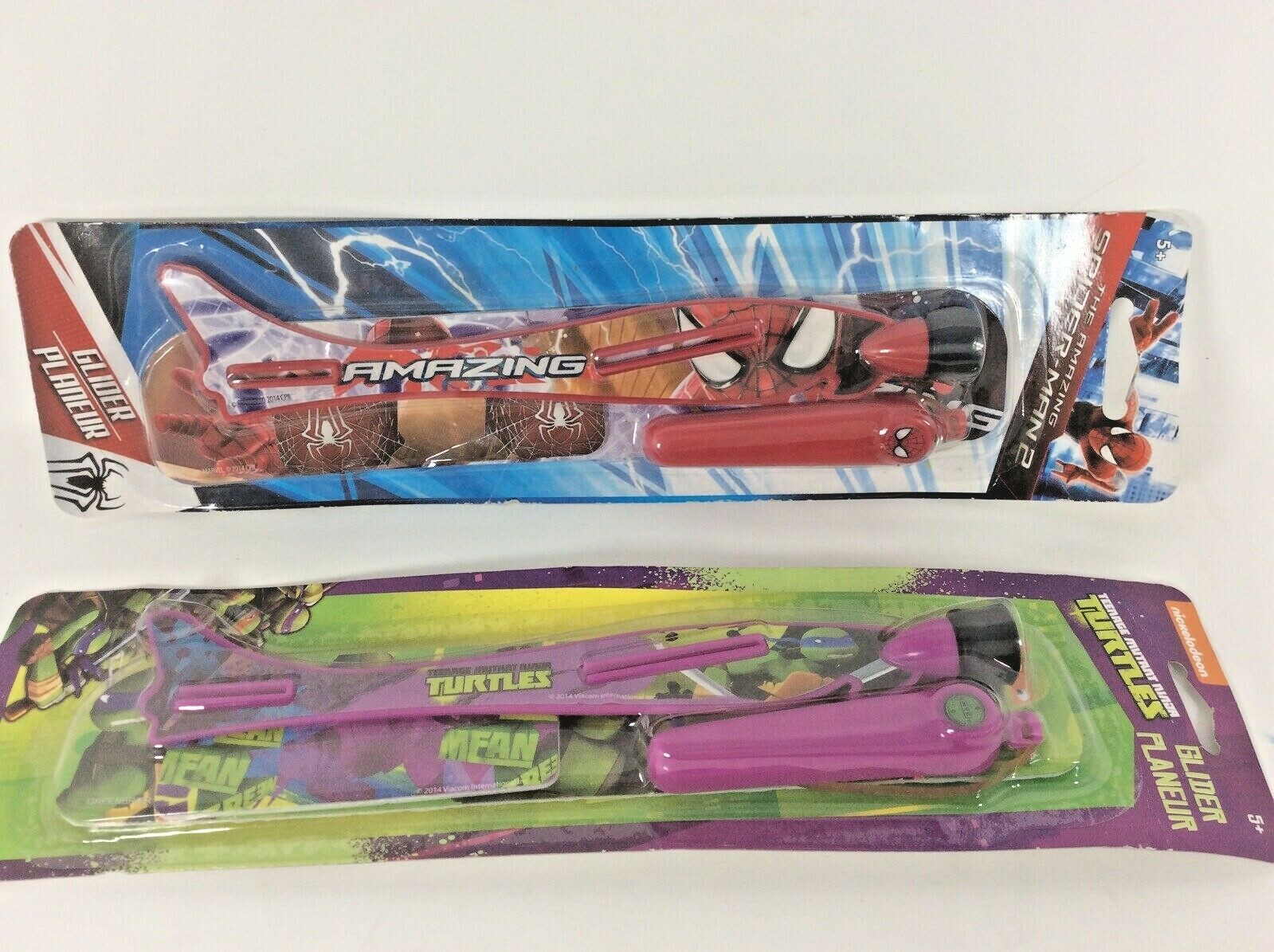 Collectible NEW TNT & Spiderman 2  Glider Plane Toys by What Kids Want, Inc.