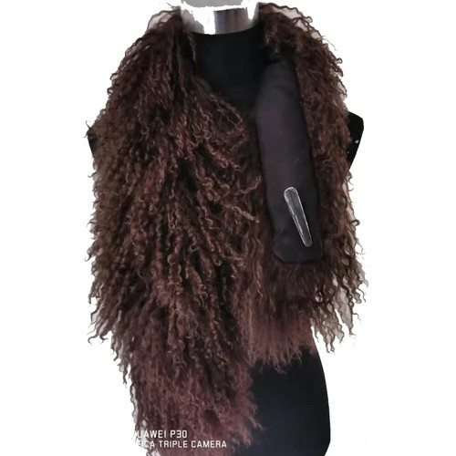 Women Winter Fashion Design Genuine Mongolian Lamb Fur Warmer Scarf New Product - Picture 28 of 51