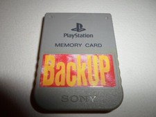 Tested  OEM Grey Playstation 1 Sony Magazine Back-Up Memory Card PS1 Japan/US