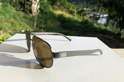 Armani Exchange Sunglasses AX 2019S Gunmetal Frames Polarized