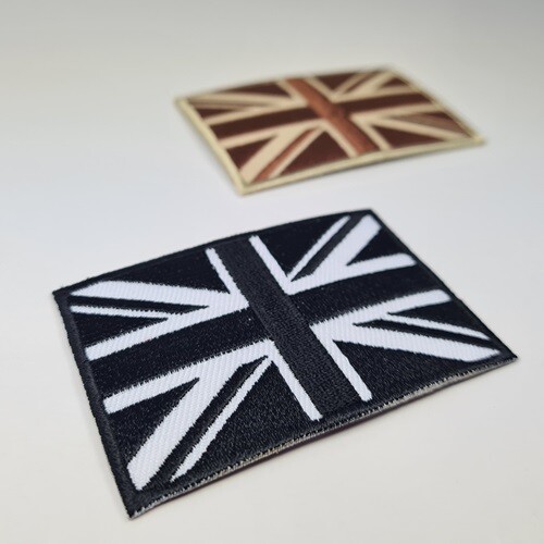 Low Visibility Union Jack Flag Motif United Kingdom UK U.K. 7x4.7x0.1cm(2.4g) - Picture 4 of 6