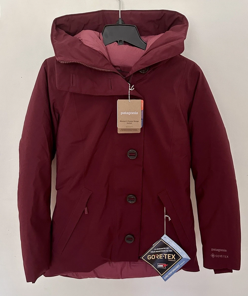 NWTs Patagonia Women s Frozen Range Gore Tex Down Jacket. XS MSRP