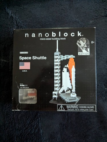 Nanoblock Space Shuttle/Micro-Sized Building Blocks NEW - Picture 1 of 2