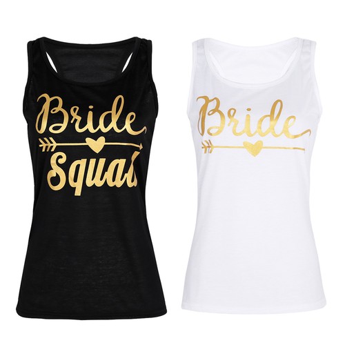 Bride Squad Bridesmaid TANK TOP Wedding 
