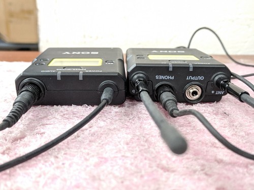 Sony Wireless Microphone Set URX-P03 UTX-B03 Lavalier Style Audio System | O415 - Picture 9 of 12