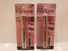 L'Oreal~Lot of 2~Voluminous Lash Paradise~Volume & Length~#200 Blackest Black~