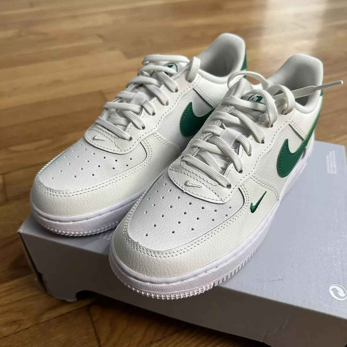 Nike Air Force 1 Low Se 40th Anniversary PS Sail Malachite Size 3Y FJ2887  101