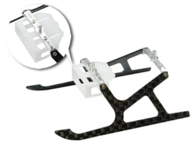 Microheli Blade MCP S / MCP X Silver Aluminum / Carbon Landing Gear MH-MCPX006