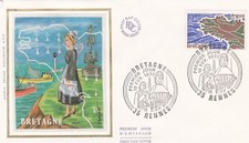 FRANCE 1977 FDC BRETAGNE YT 1917