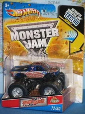 HOT WHEELS MONSTER JAM KING KRUNCH TATTOO 72/80 SPECTRAFLAMES ADVANCE AUTO PARTS