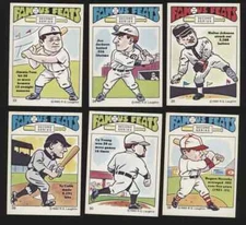 1980 R.G. Laughlin Famous Feats 2nd Series Singles You Pick your Card -Many HOF