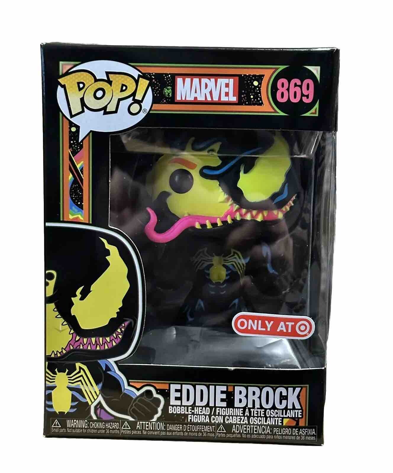 En Oferta Funko Pop Marvel Eddie Brock Venom Black Light Figurine