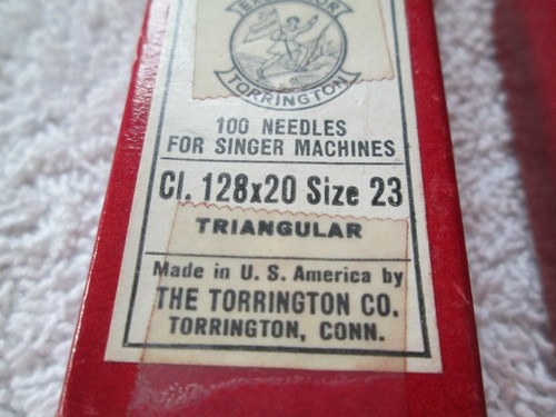 4 Bxs (375+) Agujas Torrington para cantantes antiguos - CL 128 x 20 - talla 23 - OB - Imagen 2 de 6