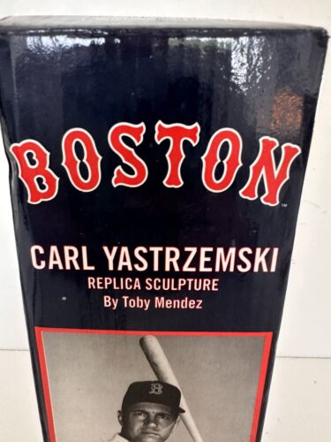 2013 Carl Yastrzemski ~10” Replica Sculpture Boston Red Sox Fenway Park~NIB - Picture 2 of 13