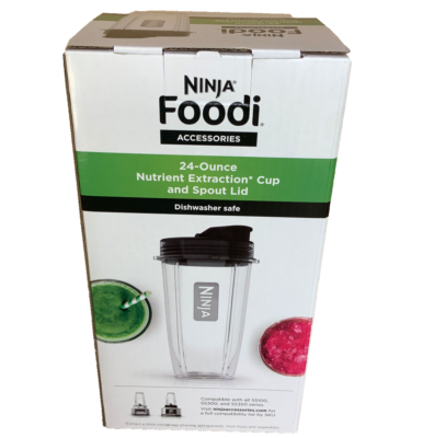 OEM Ninja 24oz Nutrient Extraction Cup w/ Spout Lid for Foodi
