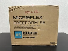 Ansell MICROFLEX FreeForm FFS-700-XS Nitrile Gloves Size XS Lot Of 20 PKS