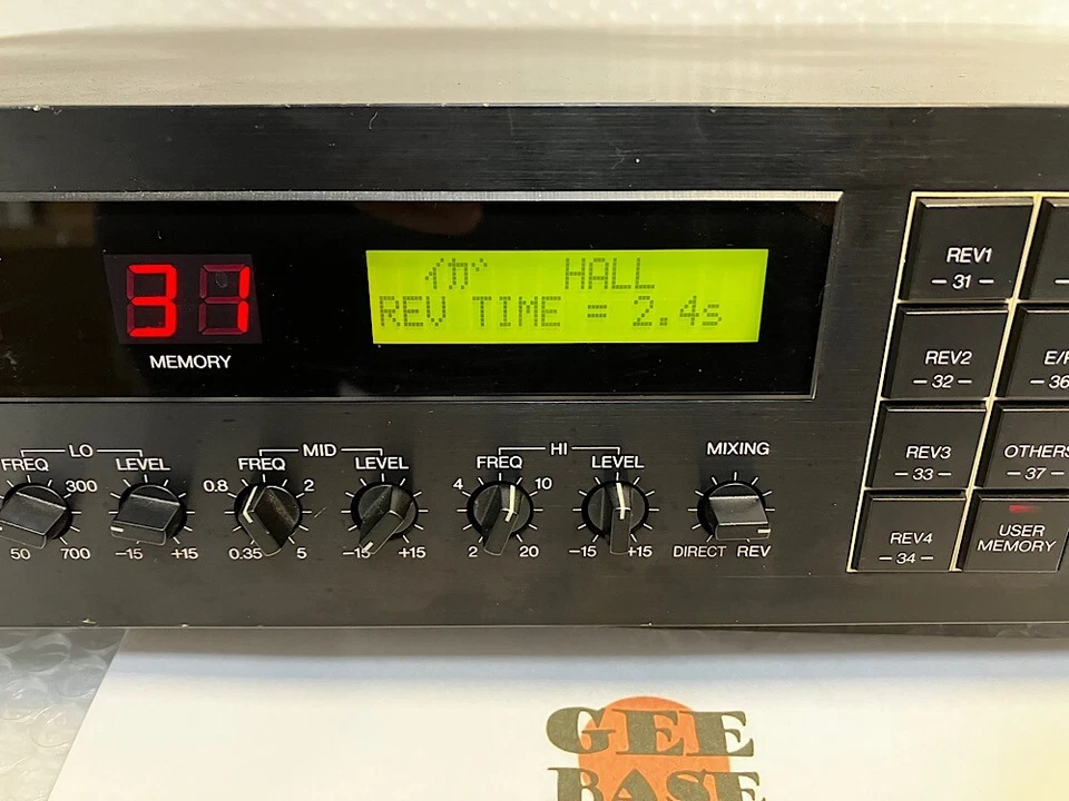 YAMAHA REV5 Digital Reverberator AC 100V Adopts DSP LSI Working Free Shipping - Image 2 of 3