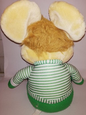 TOPO GIGIO PELUCHE VINTAGE Mouse Plush Plusch Felpa Soft Toy