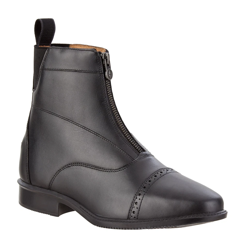 SUEDWIND Stiefel Legacy Front Zip schwarz Lederstiefel Reitstiefel Premium Leder