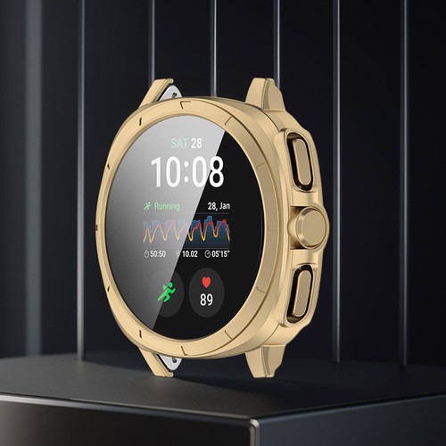 Do Samsung Galaxy Watch 7 44mm PC HardCase + szkło hartowane (szampańskie złoto) ~ - Zdjęcie 7 z 10