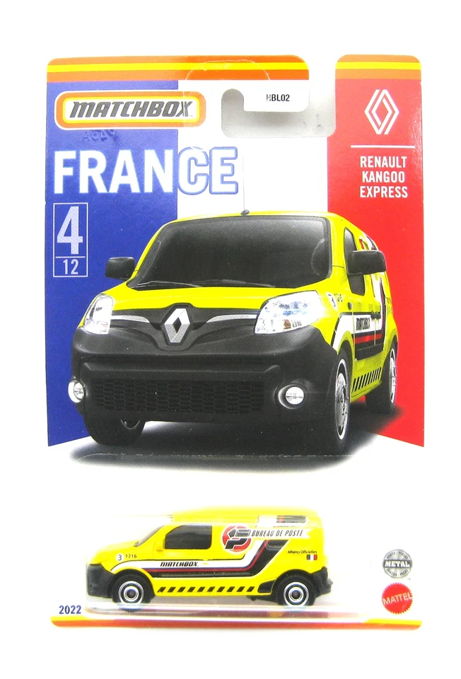 Matchbox Renault Kangoo Express France gelb 1:64