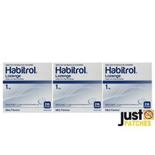 Habitrol Nicotine Lozenge 1mg MINT 648 total pieces, 3 boxes NEW 07/2027