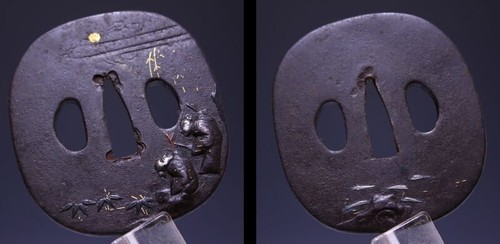 Japan antique Edo Tiger koshirae waki katana sword tsuba yoroi samurai 武将 6378 - Bild 17 von 17