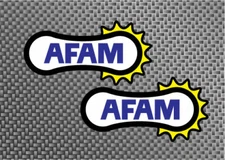 2x AFAM 4" Decal Sticker autocollant ADESIVI ADESIVO KX, RM, CR, YZ, Motocross