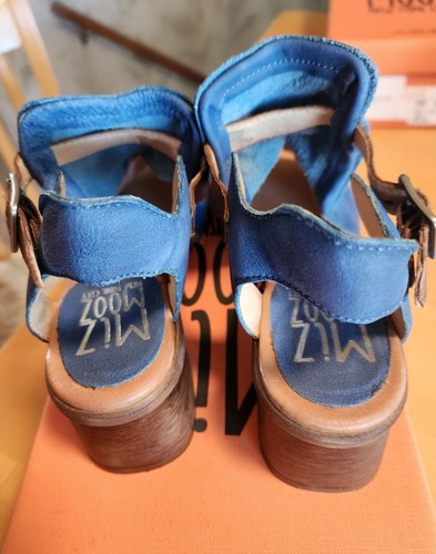 Miz Mooz Leder Sandalen mit Absatz Palomina Denim EU 39 US 8,5 - Bild 11 von 11