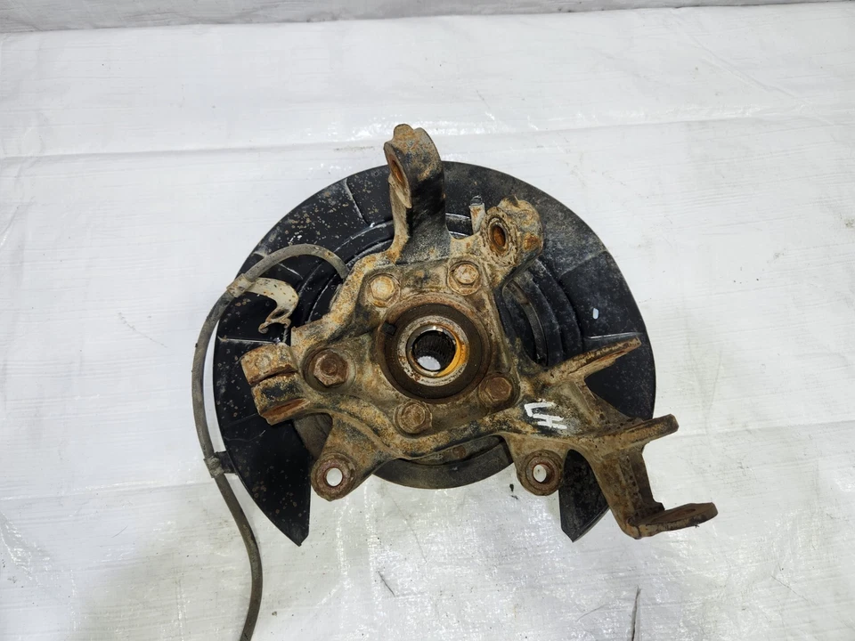 2013-2015 Mitsubishi Lancer Evolution Spindle Knuckle Hub Rear Left LH OEM - Image 4 of 4