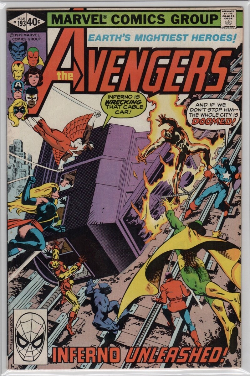 1979 Avengers #193 Marvel Comics” Comic Book | eBay