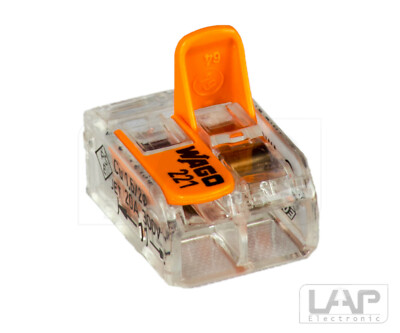 Morsetto Wago 221-420 10-pin - Collegamento 4mm², Trasparente - Foto 12