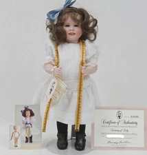 Wendy Lawton Porcelain Doll 13" Dreaming of Dolly (missing) 1999 Guild & COA