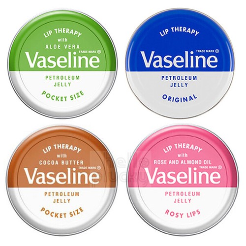 Vaseline Lip Therapy 20g Aloe Vera, Cocoa Butter, Original, Rosy Lips FS - 第 1/2 張圖片