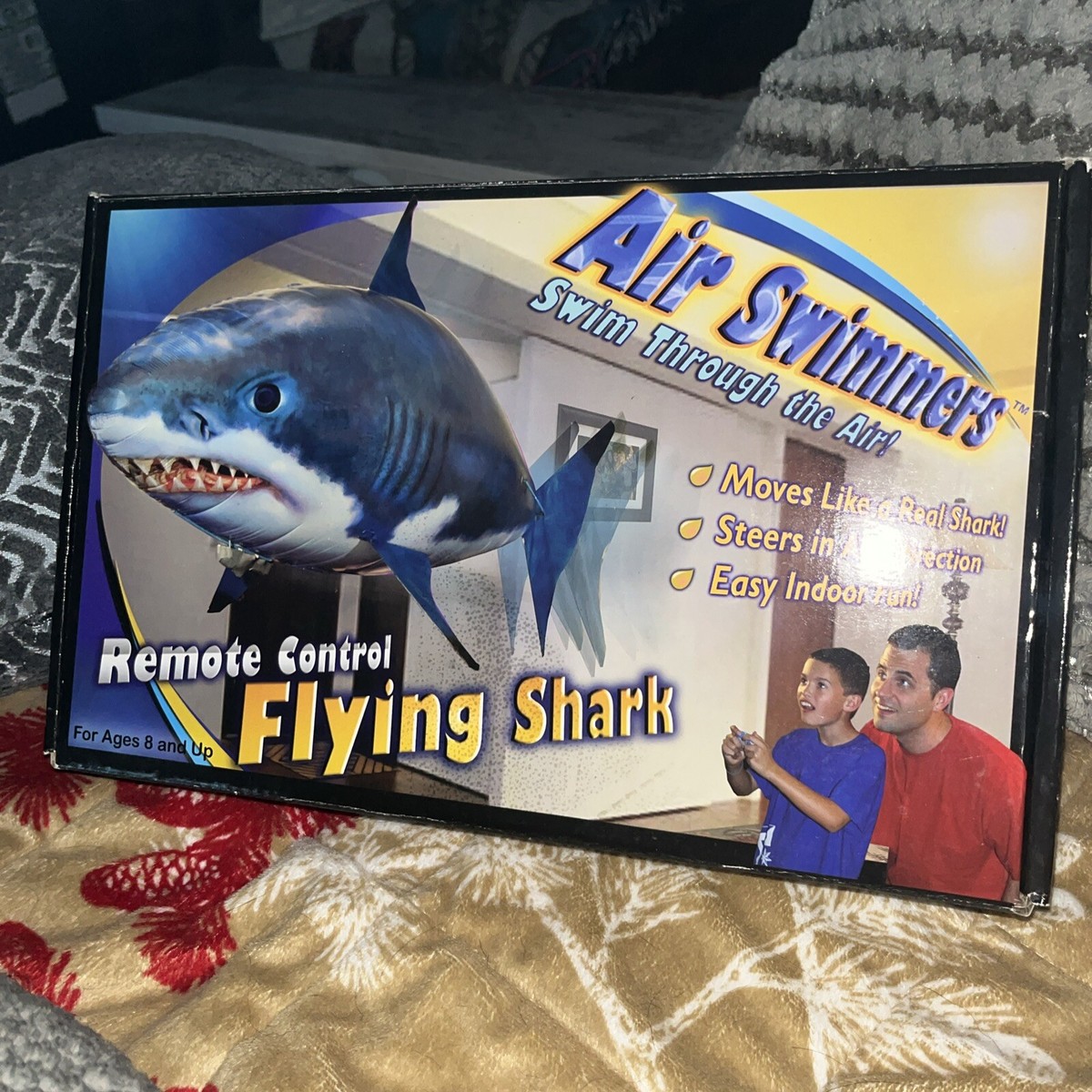 Air Swimmers Floating Shark Balloon Battery Operated Air Swimmers