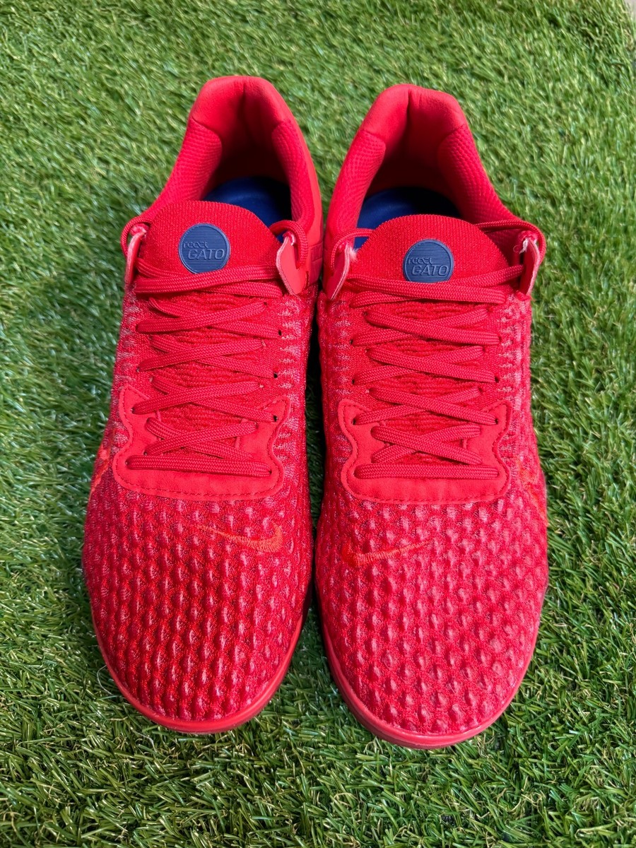 Nike React Gato IC Indoor Court Soccer Shoes Red Men Size CT0550-600 NEW Nike React Gato IC Indoor Court Soccer Shoes Red Men Size 11  main image 3