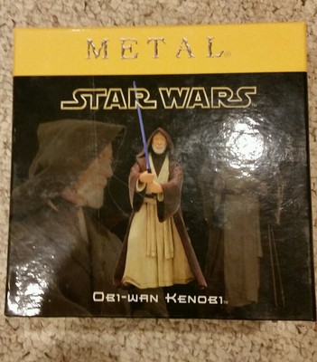 Star Wars ATTAKUS METAL Obi-Wan Kenobi PEWTER Figure Limited Edition