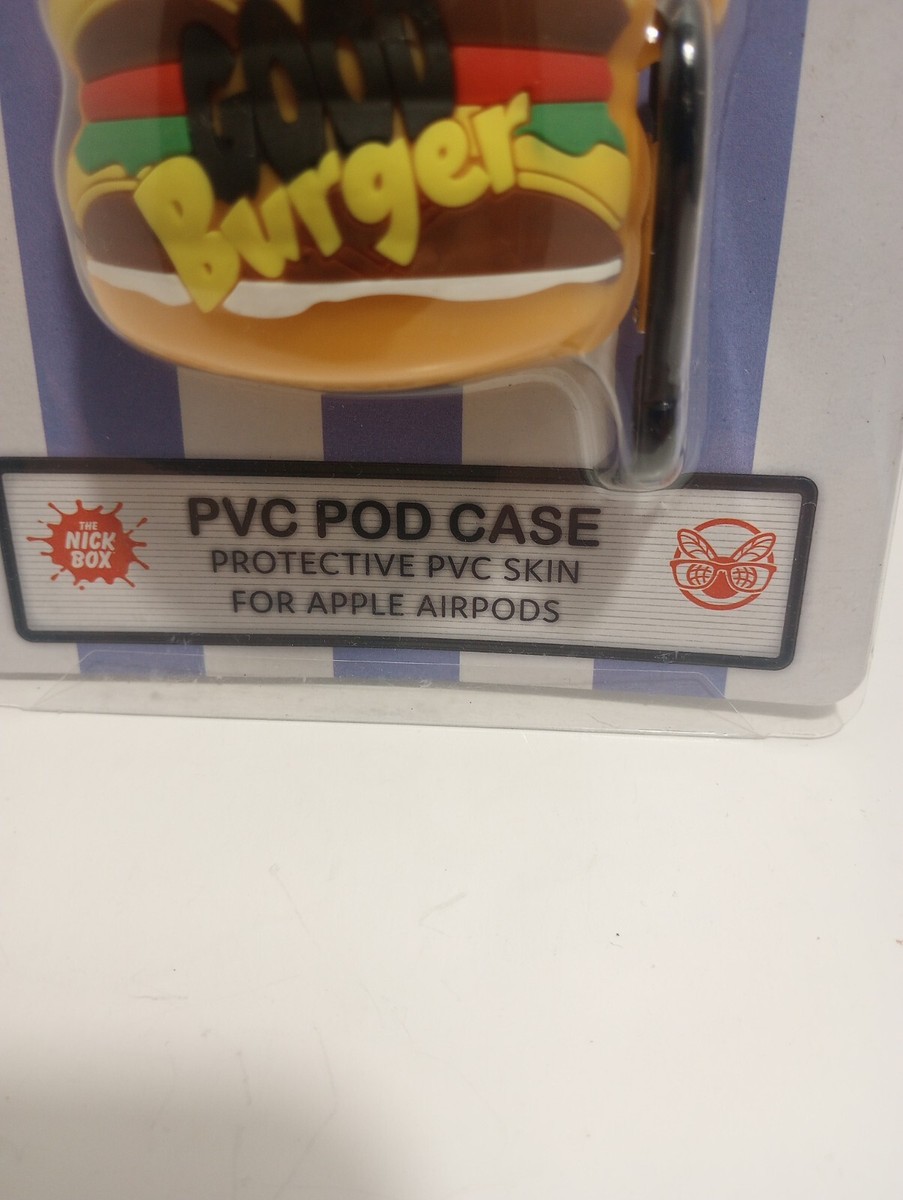 Nick Box Good Burger PVC Pod Case Protective PVC Skin For Apple Airpods